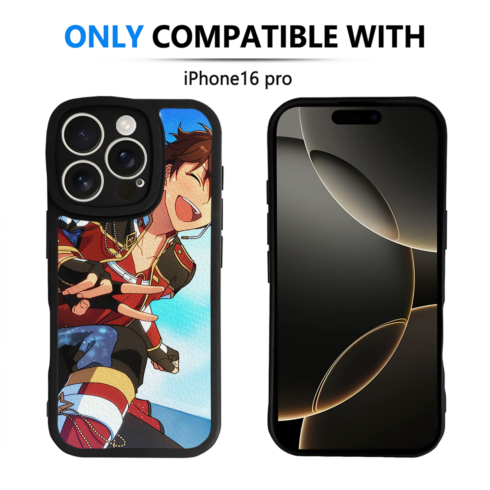 （画像用） あんさんぶるスターズ! Ensemble Stars 【iPhone 16シリーズ対応】シリコンスマホケース（レザー調） 材質：シリコン